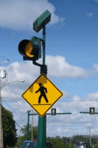 Carmanah R820 Series – Crosswalk Flashing Beacon