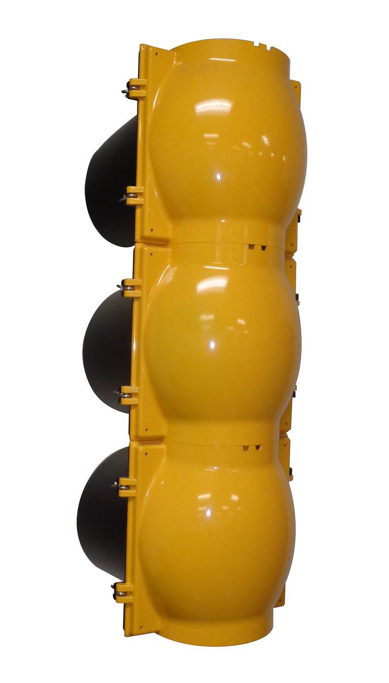 SG Aluminum Traffic Signals - Back View