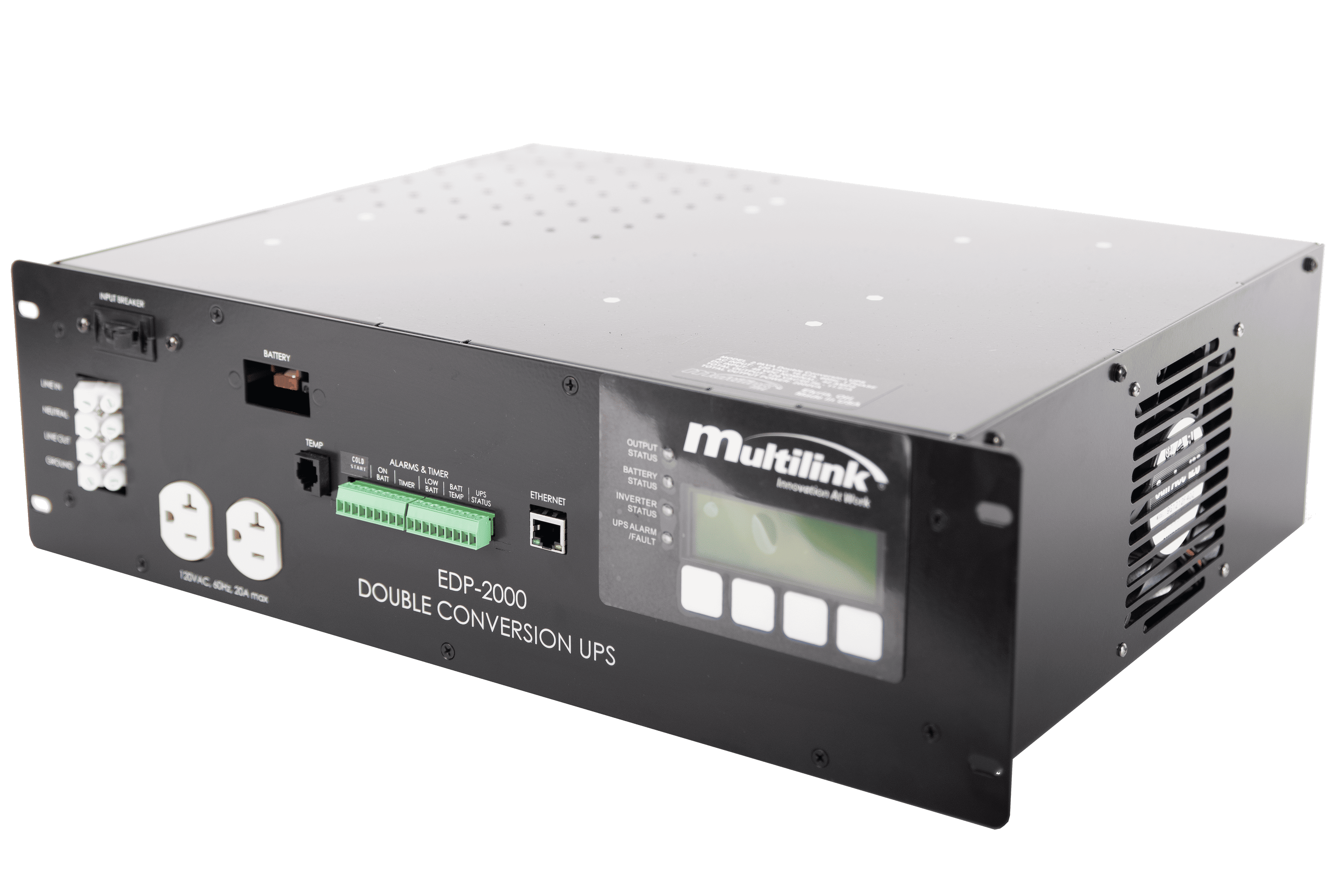 Multilink EDP 2000 Double-Conversion Uninterruptible Power Supply (UPS)