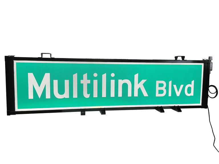 Multilink Street Brite Sign