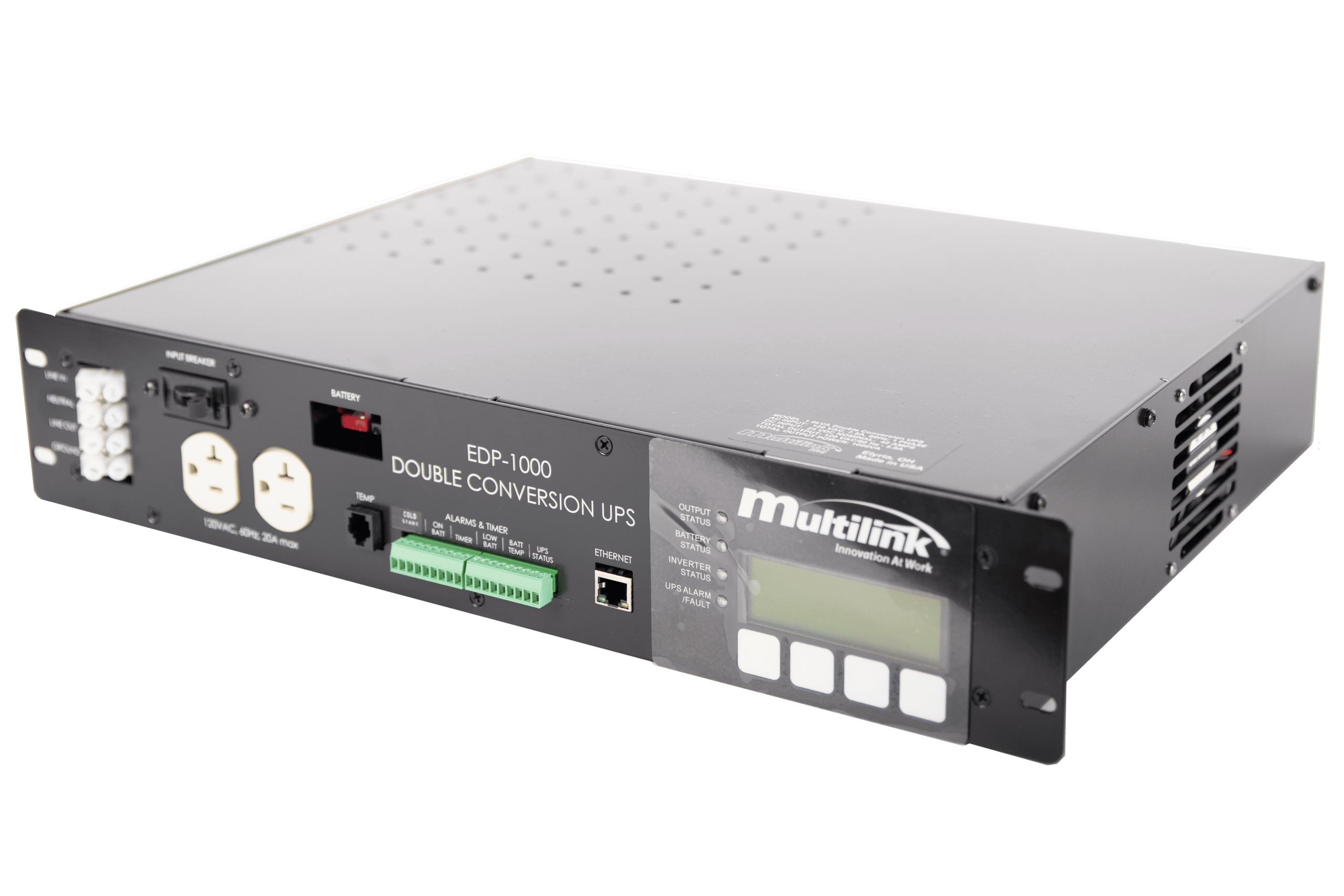 Multilink EDP 1000 Double-Conversion Uninterruptible Power Supply (UPS)