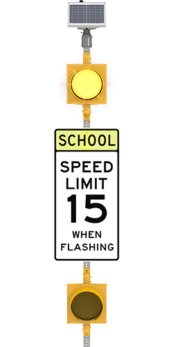 Carmanah MX Series - School Zone Flashing Beacons & Warning Signs