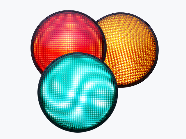 Leotek DT Series 12″ LED Traffic Signal Module – Ball, 80-135Vac